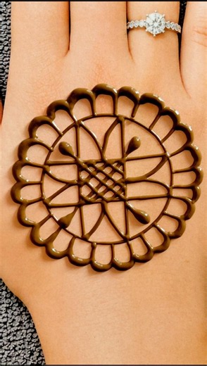 simple wedding guest hand mehndi, latest bridal palm pattern, easy engagement henna design