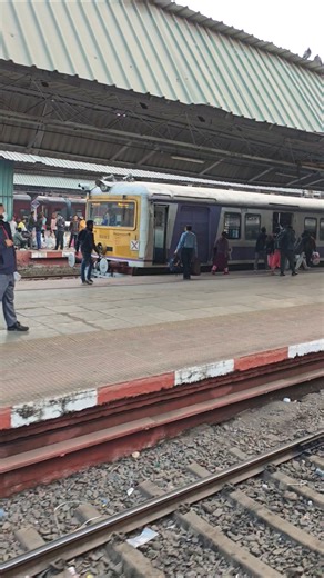 Local Train🚉#railway #indianrailways#emu #ganapatibappamorya#ganeshchaturthi #locomotive
