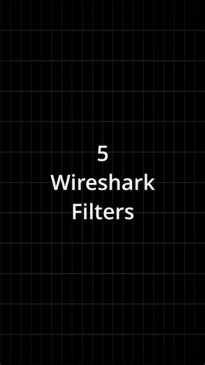 5 Wireshark Filters#shorts