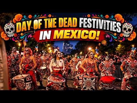 Mexico’s Day of the Dead Parade Lights Up the Streets | A Celebration of Life and Remembrance