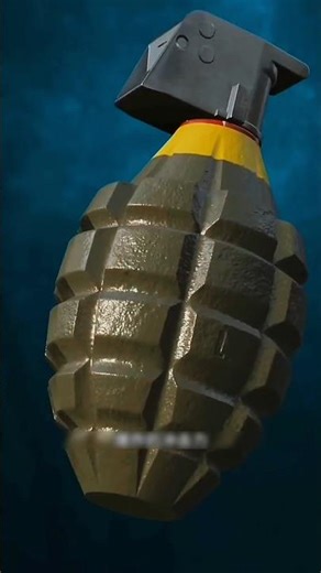 Grenade Explosion Explained 😱 3D animation #shorts #ytshorts #3d