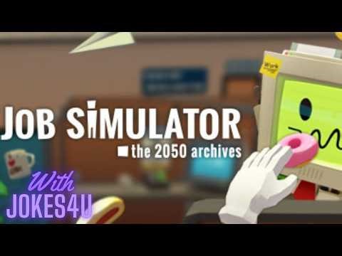 "Office Worker Adventures in Job Simulator VR | Hilarious Virtual Reality Gameplay!"
