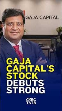 Gaja Alternative Asset Management Debuts With 15.63% Listing Gain | N18S | CNBC TV18