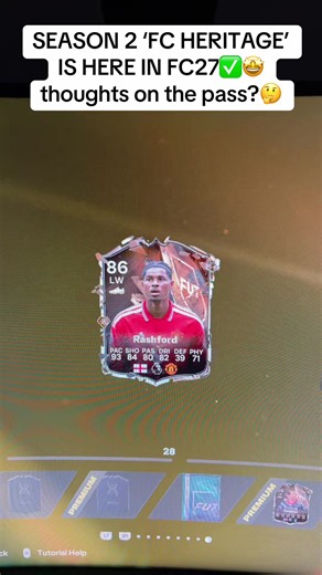 SEASON 2 ‘FC HERITAGE’ IS HERE IN FC27✅🤩 thoughts on the pass?🤔#fifa #eafc27 #eafc #fc27