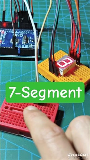 Arduino 7 Segment Counter with Push Button 🔢 | Easy Project (0–9 Display)