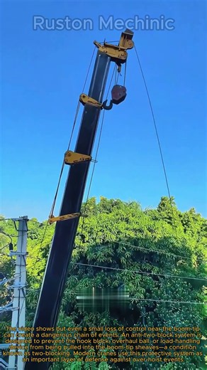 Exactly Why Modern Cranes Need Anti-Two-Block Systems: Crane Safety Failure What Happens During