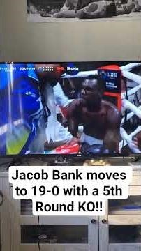 Jacob Bank knocks out Paulus in the 5th and moves his record to 19-0 #boxing #jacobbank #daznboxing