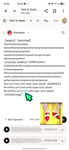 Markiplier has SUPER SONIC speed #markiplier #sonic #cartoonbeatboxbattles #verbalase #supersonic