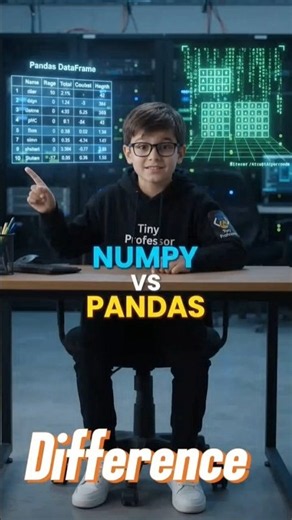 NumPy vs Pandas: What's the Real Difference? 🐍📊 #shorts #python