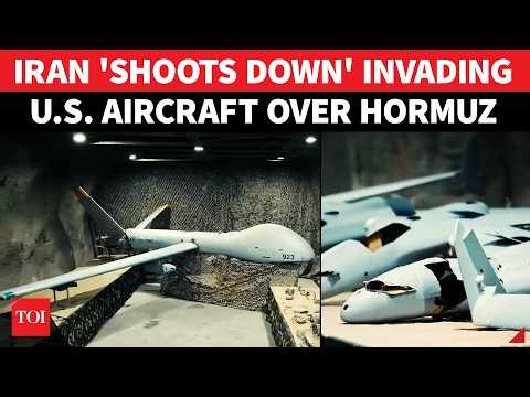 Iranian Defences Shoot Down Invading American Aircraft Over Hormuz In Fresh Escalation | WATCH