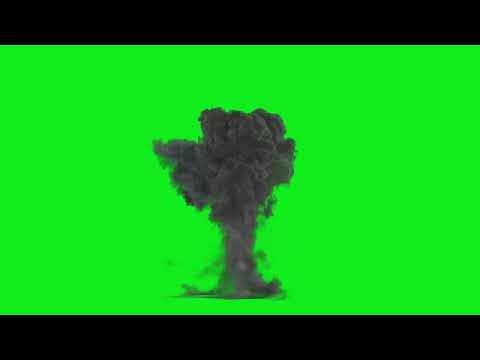 Bomb Weapon Explosion Animation Effects 4K | Green Screen | Chroma Key | Free VFX Pack