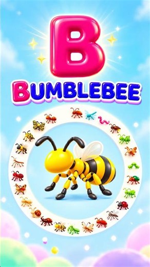 🐞 ABC Phonics Song for Kids (A–H) | Fun Alphabet & Nursery Rhyme