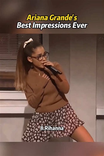 Ariana Grande’s Best & Funniest Celebrity Impressions Ever