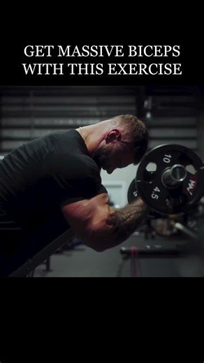 Get massive biceps with this exercise🤝