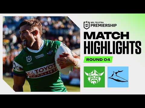 NRL 2026 | Raiders v Sharks | Match Highlights | Round 4