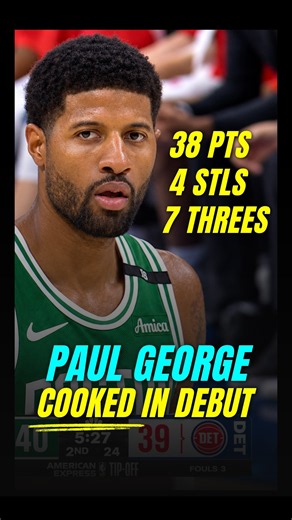 Paul George WENT OFF in his debut😳🔥