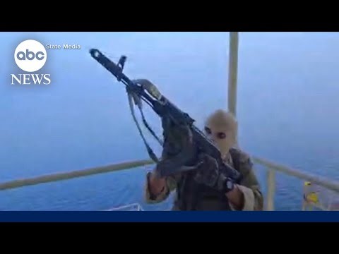 Video shows gunmen seizing commercial ships, Iran says