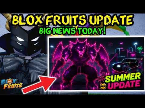 Blox Fruits SUMMER UPDATE RELEASING! TRAILER INFO | Venom Rework Update