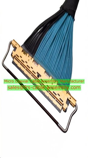 micro-coax wiring harness Spain manufacturer 82443-100B-02-D 38 awg coax cable for thermal core 42 A