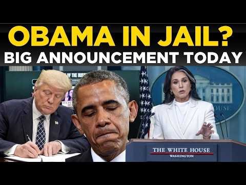 US NEWS LIVE: Obama Facing Jail? Tulsi Gabbard’s Big Announcement After Trump Order | World News