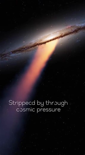 Hubble Captures a Galaxy Being Stripped by Cosmic Gas | NGC 4388 #Hubble #Galaxy #SpaceScience #Astronomy This stunning image from the NASA/ESA Hubble Space Telescope reveals NGC 4388, a sideways spiral galaxy located 60 million light-years away in the Virgo constellation. Seen nearly edge-on, the galaxy is a member of the massive Virgo Galaxy Cluster, the nearest large galaxy cluster to the Milky Way. Hubble’s new multi-wavelength data exposes a glowing plume of ionized gas streaming from the g