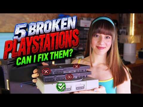 I Fixed 5 Broken PlayStations