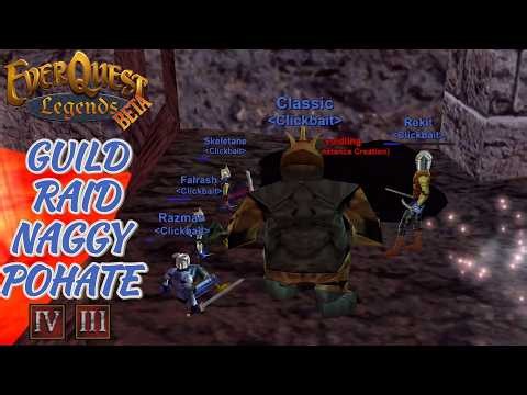 EverQuest Legends Beta | WAR/SHM/ROG | D4 & D3 Guild Raids | PoHate & Naggy