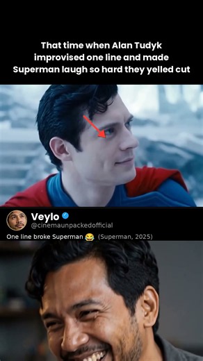 That time when Alan Tudyk improvised one line and made Superman laugh so hard they yelled cut