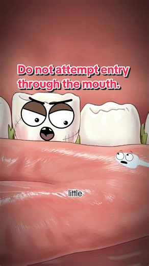 Do Not Attempt Entry Through the Mouth — Funny Health Warning