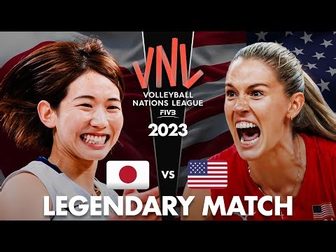 USA 🇺🇸 vs JAPAN 🇯🇵 | Legendary Volleyball Battle !!!