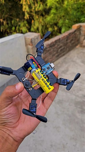 How to Make a Mini Drone at Home | DIY Quadcopter Experiment