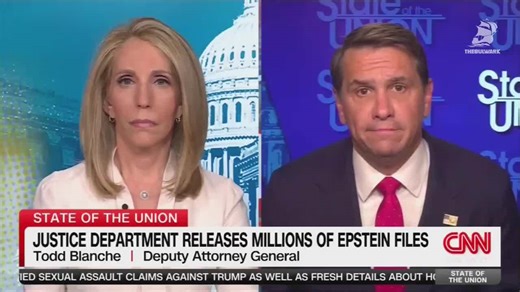 Bash: "Among these new files is a list compiled by the FBI in August of numerous salacious and unverified claims about Donald Trump…Have all of these claims been investigated?" Deputy AG Todd Blanche: "It's not about Donald Trump, it's about a ton of people." Bash: "But the fact that the FBI created a list about the allegations against Trump is certainly noteworthy…Did you look into what you have on those lists?" Blanche: "Yes, of course. But you're not being fair in that question…It was not jus