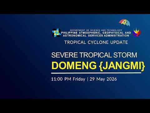 Press Briefing: Severe Tropical Storm Domeng (Jangmi ) issued at 05:00 AM | May 30, 2026 - Saturday