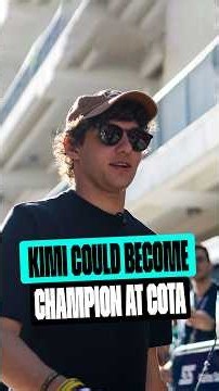 Kimi Antonelli can wrap up the F1 world championship at COTA