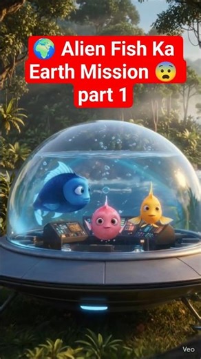 🌍 Alien Fish Ka Earth Mission 1 😨 | #shorts #youtubeshorts #viralshorts #viralvideo #trending #ai