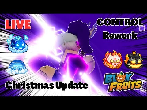 Blox FRUITS LIVE! CHRISTMAS UPDATE! KITSUNE/DRAGON SKINS! TRADING/STOCK