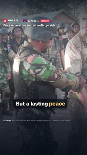 Peace accord at one year, but conflict persists | Cambodia #Shorts