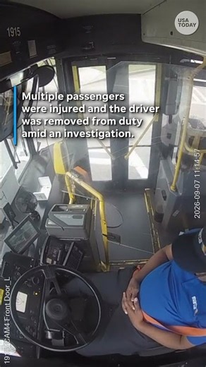 Video inside MARTA bus shows driver nodding off before crash