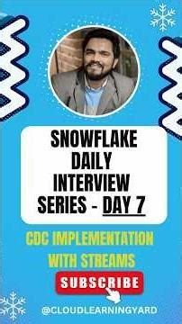 DAY 7- Snowflake Streams Interview answers #snowflake #dataengineering #snowflakeinterview
