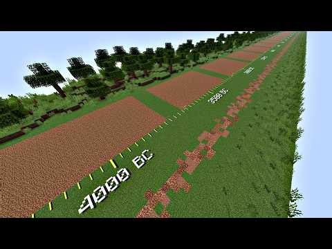 I Gave 300 Minecraft Players One Year Each to Build History