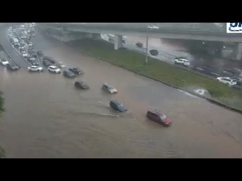 Live | Video shows flooding on I-75/I-85 in Atlanta