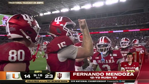 "FERNANDOOOOO MENDOZAAAAAA!" 🗣️ Watch the CFP National Championship Field Pass with the Pat McAfee Show on ESPN2 and the ESPN App 🔥 | SportsCenter