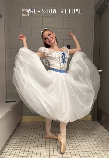 My pre-show ritual for nutcracker 🍯 #nutcracker #ballet #performance #ballerina #ballettok