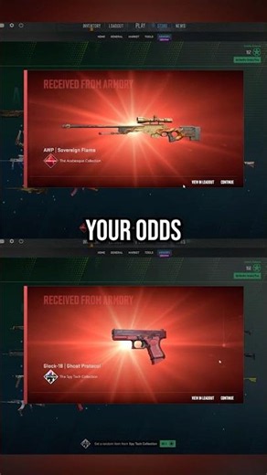 NEW CS2 ARMORY SKIN ODDS