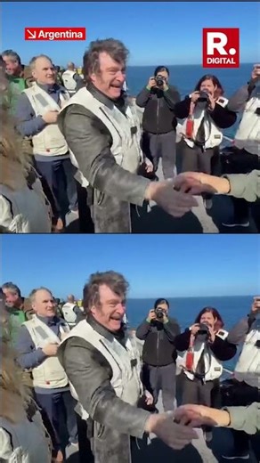 Argentine President Javier Milei Visits US Aircraft Carrier USS Nimitz