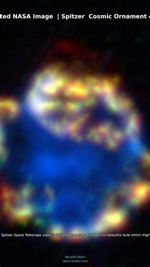 This is What a Star Explosion Actually Looks Like #space #astronomy #shorts