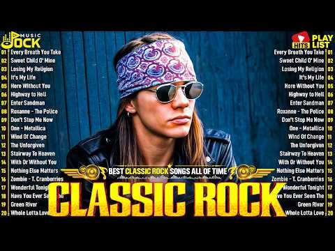Queen, Led Zeppelin, Bon Jovi, AC/DC, Nirvana, Metallica 🔥 Classic Rock Songs 70s 80s 90s Full Album