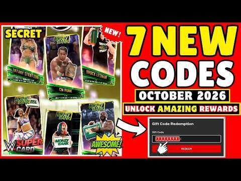 ☑️OCTOBER UPDATE NEW☑️WWE SUPERCARD QR CODES & REDEEM CODES 2026 | WWE SuperCard Locker Codes