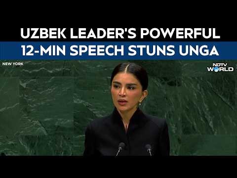 FULL SPEECH: Uzbekistan Leader's Powerful Speech Stuns UNGA: 'Which Side Do You Choose?'