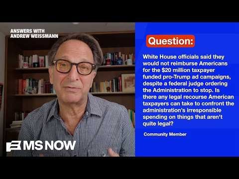 Can taxpayers take legal action when Trump illegally spends federal funds?